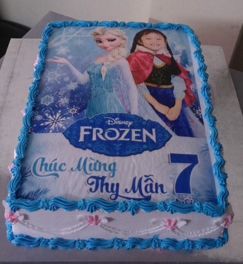 Bánh công chúa băng giá Frozen mã B2152