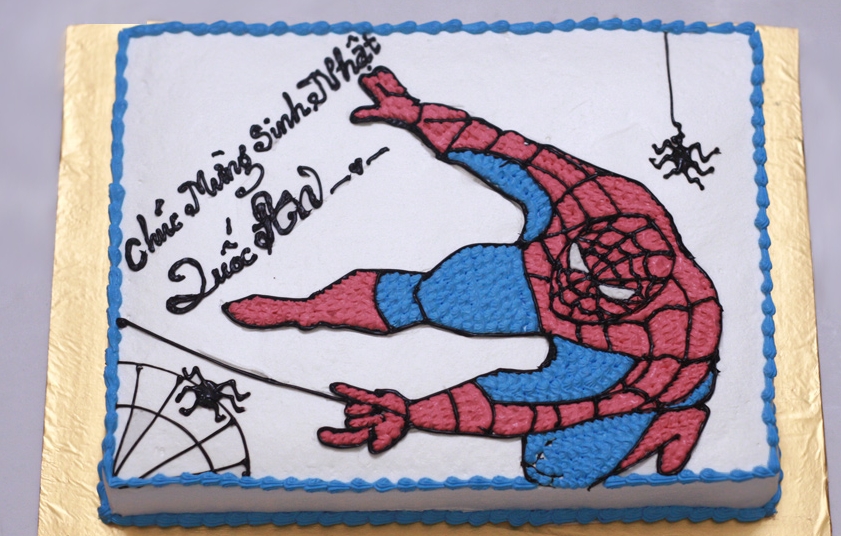 Bánh người nhện Spider Man mã B2702