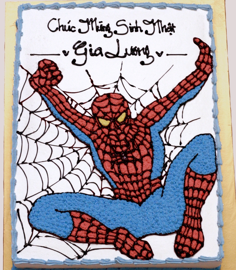 Bánh người nhện Spider Man mã B2703