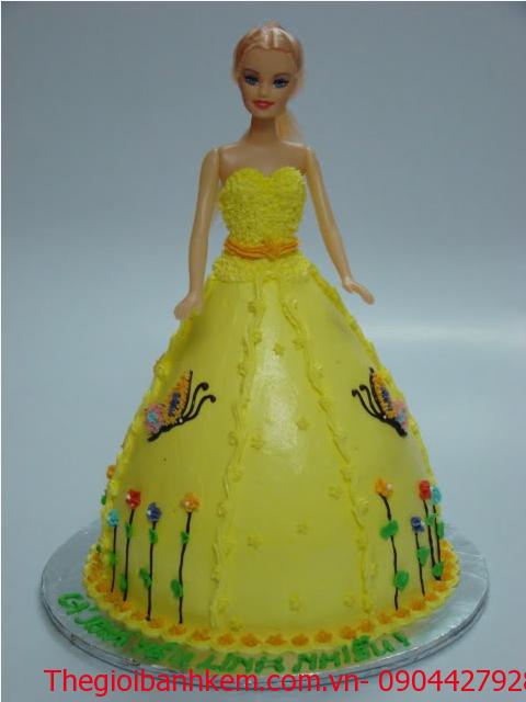 Bánh sinh nhật công chúa 3D Mã B1223
