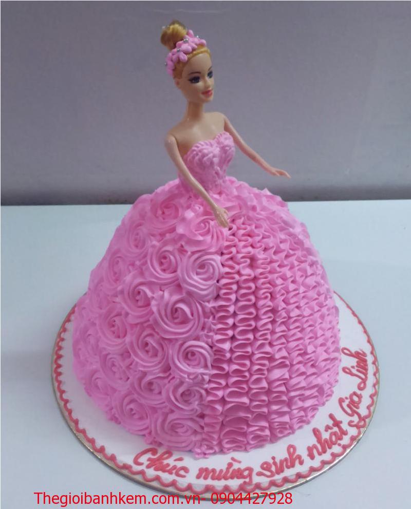 Bánh sinh nhật công chúa 3D Mã B2107