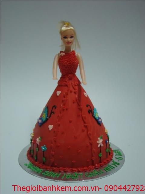 Bánh sinh nhật công chúa 3D Mã B1222