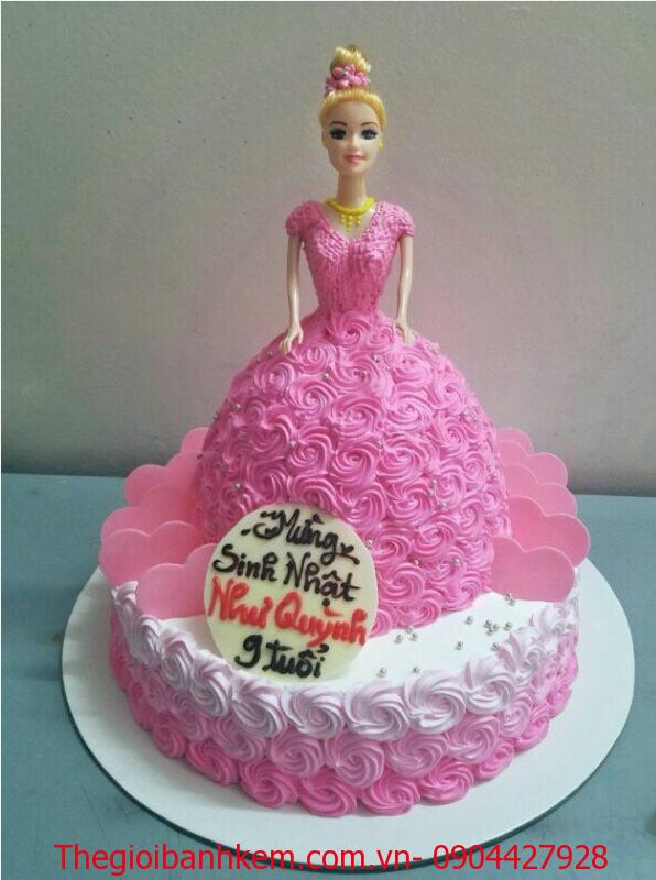 Bánh sinh nhật công chúa 2 tầng Mã B4161