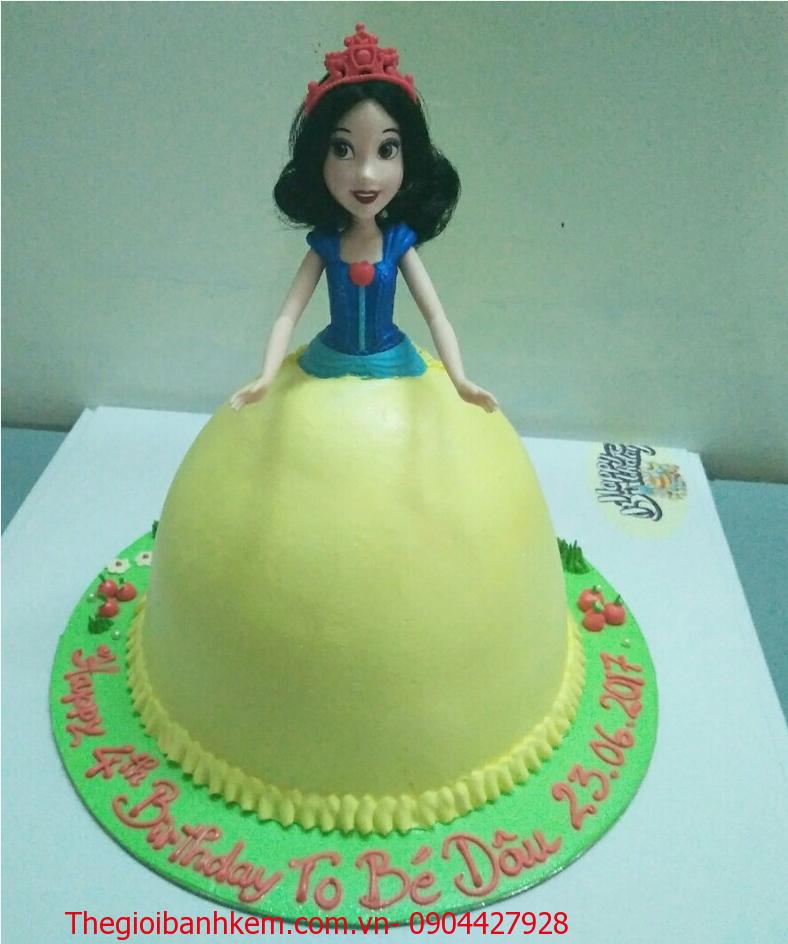 Bánh sinh nhật công chúa 3D Mã B1607